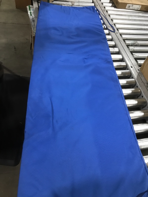 Photo 1 of 55" BLUE BENCH CUSHION 3" THICK