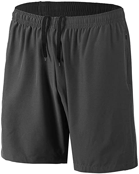 Photo 1 of HMIYA Men's Sports Shorts Quick Dry with Zip Pockets for Workout Running Training XLARGE
