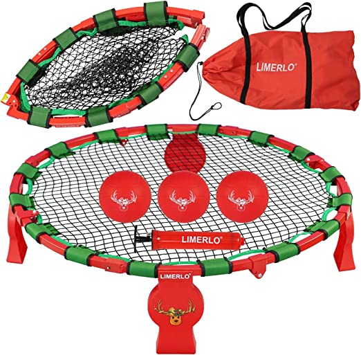 Photo 1 of  LIMERLO Metal Spike Game Set,Fully Foldable Outdoor Game Set. (Red-Upgrade)
