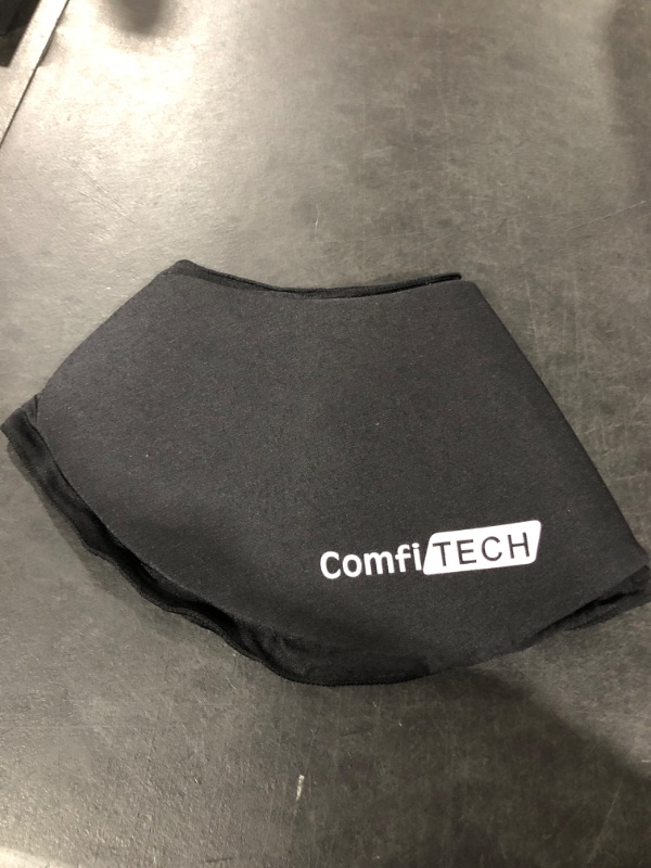 Photo 2 of ComfiTECH Neck Ice Pack Wrap Gel Reusable Ice Packs for Neck Pain Relief, Cervical Cold Compress Ice Pack for Sports Injuries, Swelling, Office Neck Pressure and Cervical Surgery Recovery (Black)