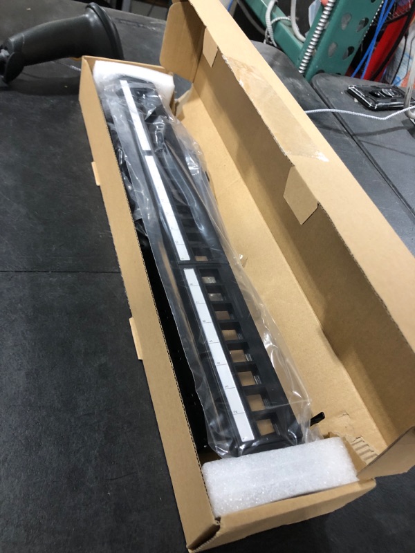 Photo 1 of kenable 24 Port RJ45 CAT6 Gigabit Through Coupler Patch Panel with Back Bar