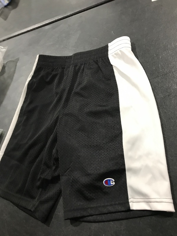 Photo 1 of Champion Boys Hertiage Script Mesh Short Medium Black/Black Script M