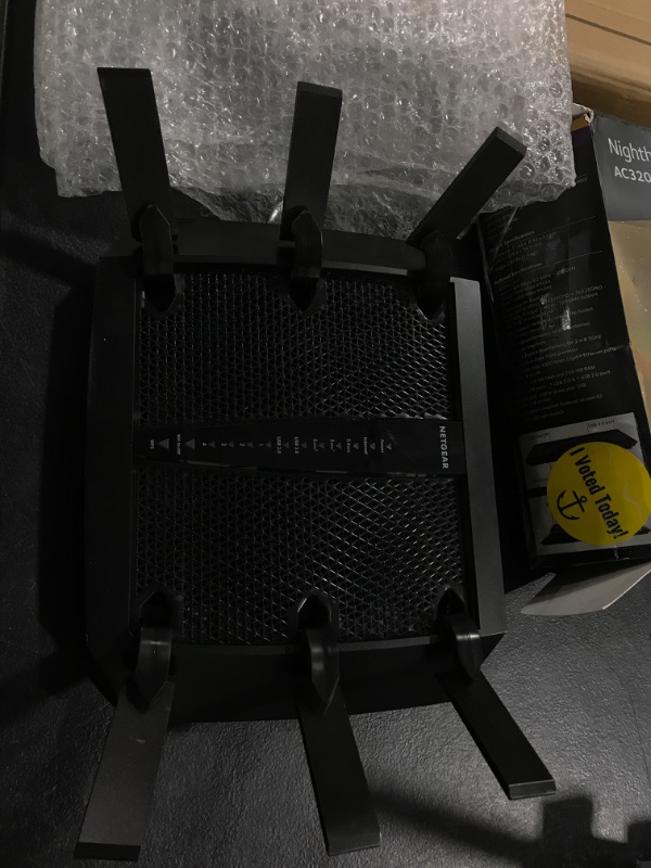 Photo 5 of NETGEAR Nighthawk X6 Smart Wi-Fi Router (R8000) - AC3200 Tri-band Wireless Speed (Up to 3200 Mbps) | Up to 3500 Sq Ft Coverage & 50 Devices | 4 x 1G Ethernet and 2 USB ports | Armor Security