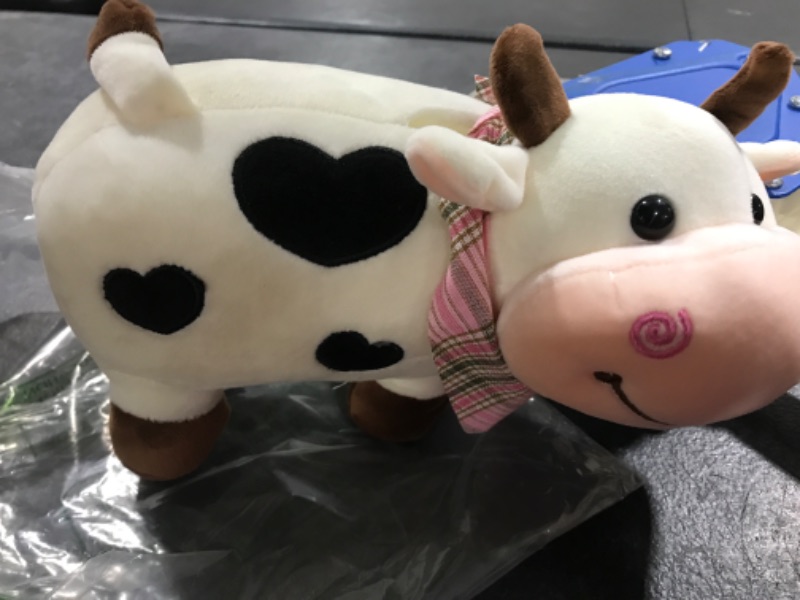 Photo 1 of Cow Stuffed Animals, Cute Cow Plush (White)