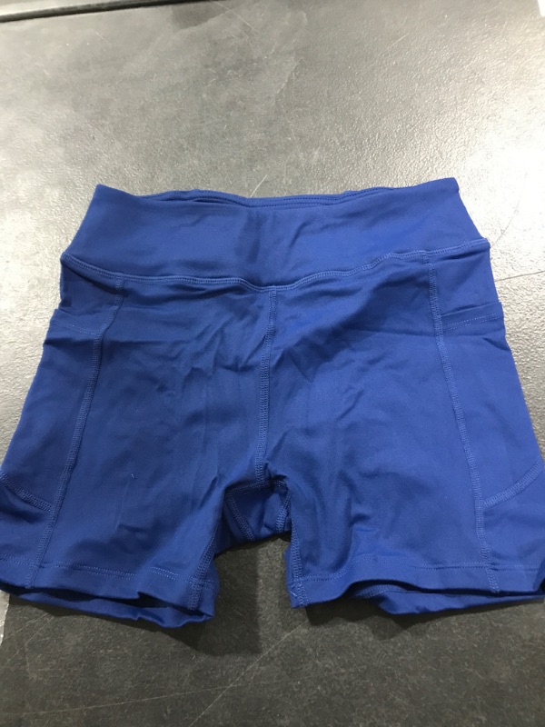 Photo 1 of BLUE WORK OUT SHORTS L 