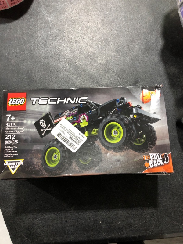 Photo 2 of LEGO Technic Monster Jam Grave Digger 42118 Building Toy Set for Kids, Boys, and Girls Ages 7+ (212 Pieces)