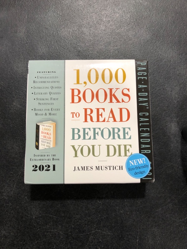 Photo 2 of 1,000 Books to Read Before You Die Page-A-Day Calendar 2021