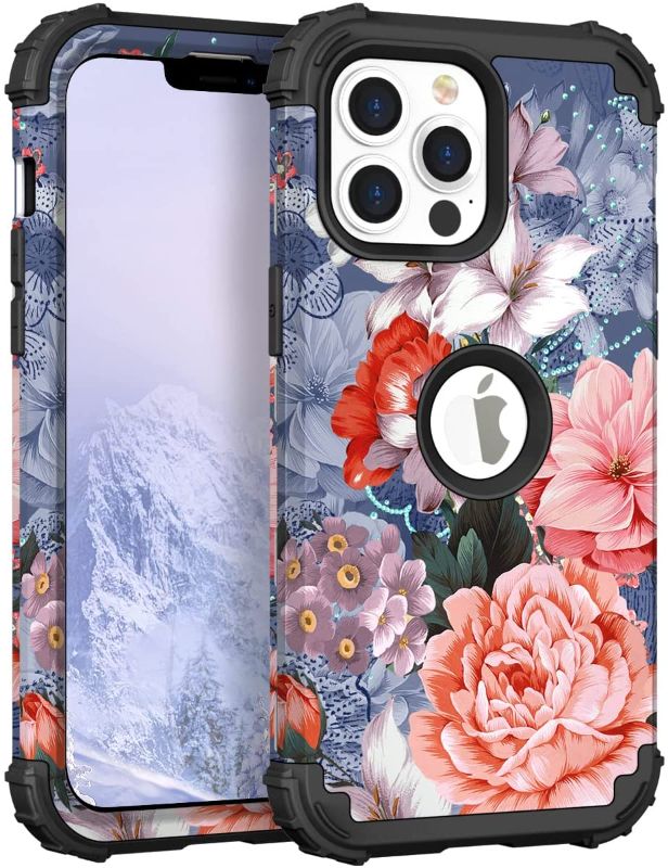 Photo 1 of iphone 13 Pro Max 6.7 inch Marble case, Heavy Duty 3 Layer https://a.co/d/7LC0IPb