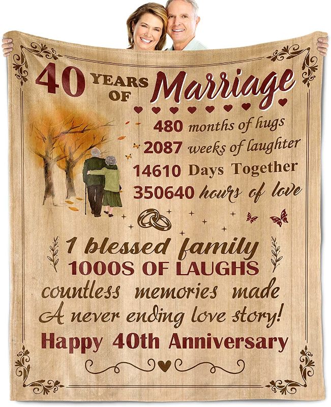 Photo 1 of 60x50  40th Anniversary Wedding Gifts  