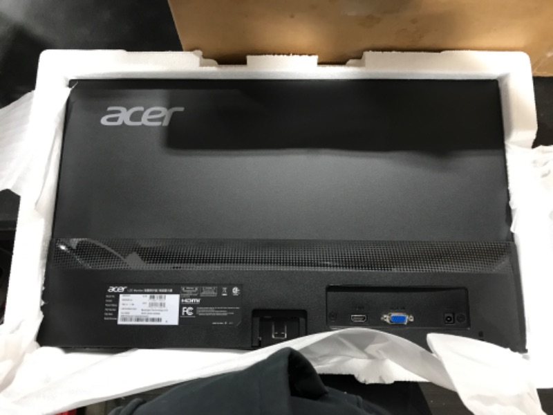 Photo 1 of Acer 21.5 Inch Full HD (1920 x 1080) IPS Ultra-Thin Zero Frame Computer Monitor (HDMI & VGA Port), SB220Q bi Monitor only 21.5-inch
