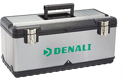 Photo 1 of Amazon Brand - Denali Tool Box with Metal Latches, 23-inch
