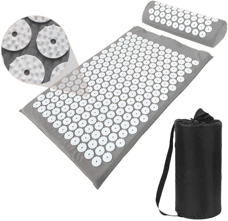 Photo 1 of Acupressure Mat and Pillow Set with Bag 