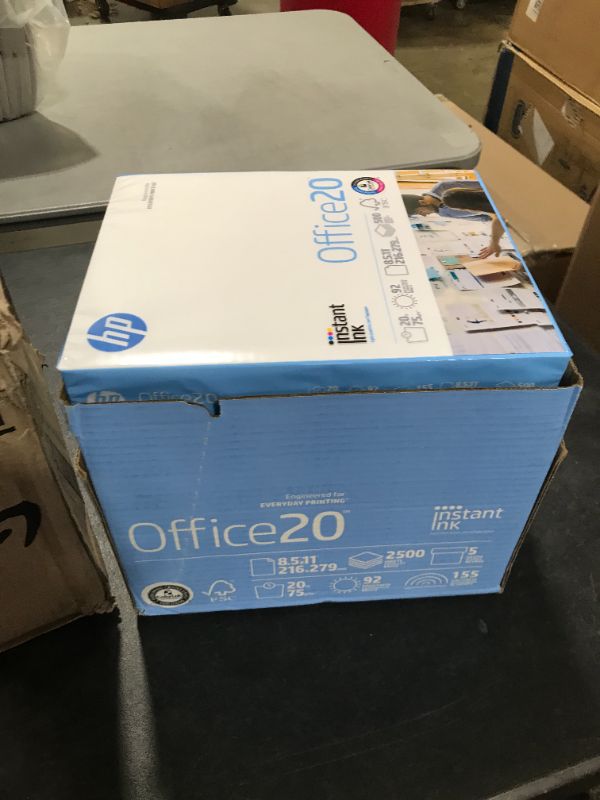 Photo 2 of HP Printer Paper | 8.5 x 11 Paper | Office 20 lb | 5 Ream Case - 2500 Sheets | 92 Bright | Made in USA-FSC Certified | 112150C 5 Ream | 2500 Sheets Letter (8.5 x 11)