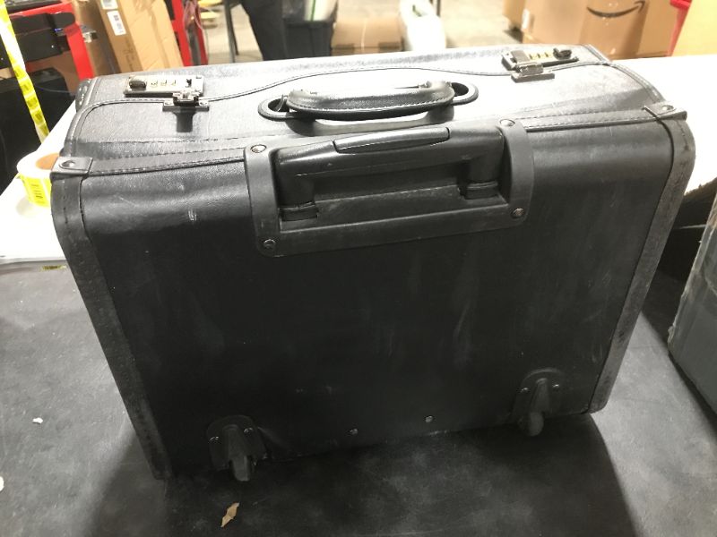 Photo 2 of Alpine Swiss Rolling 17" Laptop Briefcase on Wheels Attache Lawyers Case Legal Size
