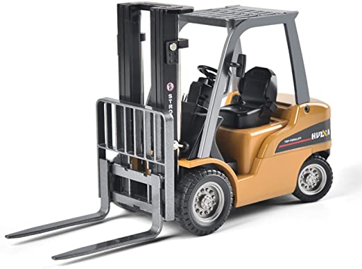 Photo 1 of 1/50 Metal Forklift Truck Toy for Kids, Diecast Construction Equipment Trucks Vehicle
