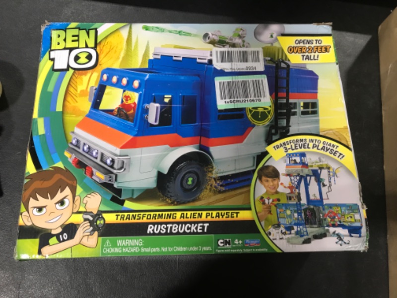 Photo 1 of Ben 10 Rustbucket Deluxe Vehicle Transforming Playset
