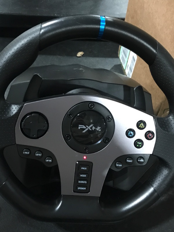 Photo 3 of PXN V9 Gaming Racing Wheel with Pedals and Shifter, Steering Wheel for PC, Xbox One, Xbox Series X/S, PS4, PS3 and Nintendo Switch