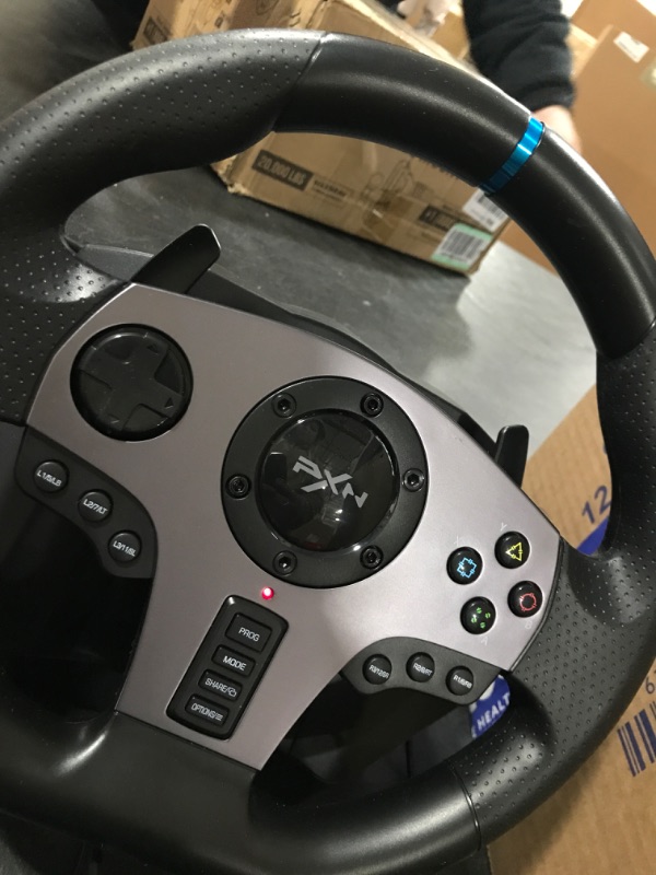 Photo 3 of PXN V9 Gaming Racing Wheel with Pedals and Shifter, Steering Wheel for PC, Xbox One, Xbox Series X/S, PS4, PS3 and Nintendo Switch