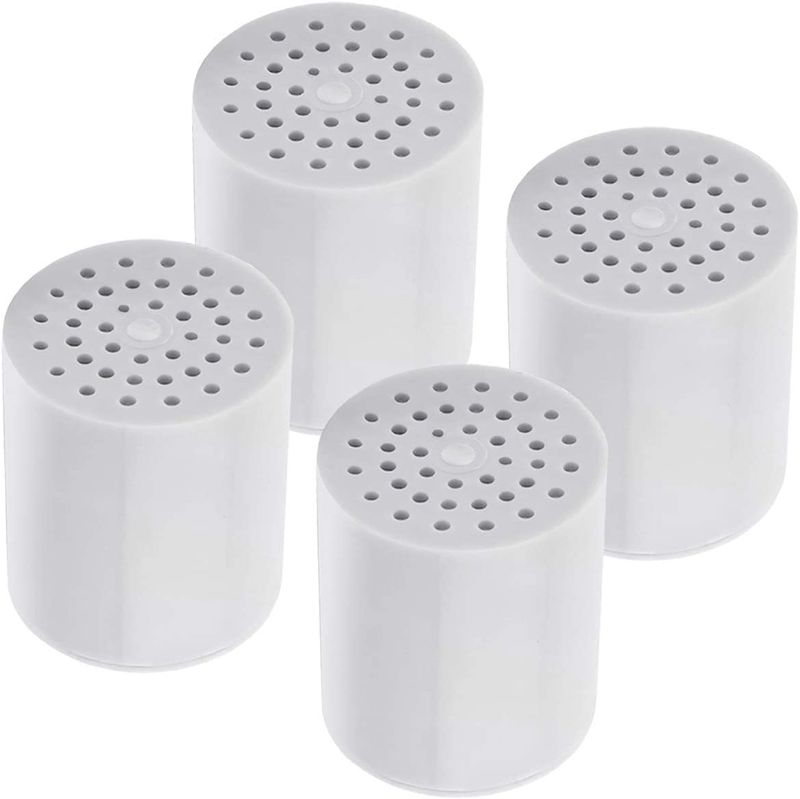 Photo 1 of 4 Pack 15 Stage Shower Filter Replacement Cartridge, Shower Filter for Hard Water, Universally Compatible with Any Similar Design, Shower Water Softener with High Output 