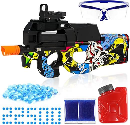 Photo 1 of Electric with Gel Ball Blaster, Splatter Ball Gun Automatic with 22500 PCS Gel Balls Water Beads Bullets, for Adults Kids Age 12+ Outdoor Fun Activities Shooting Team Games 
USED