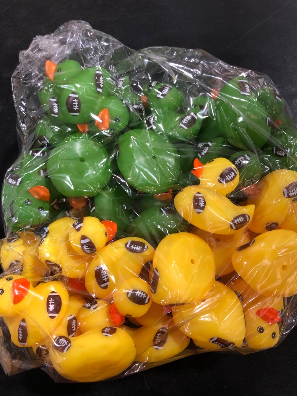 Photo 2 of 2 Inch Football Rubber Ducks Rugby Print Rubber Duckies Float Small Rubber Ducks Shower Mini Cute Rubber Ducks for Football Fans Bath Birthday Gifts Baby Showers Party and Pool (48 Pcs) https://a.co/d/fL78Lts