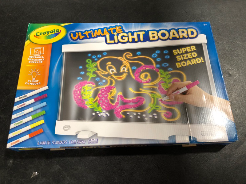 Photo 3 of Crayola Ultimate Light Board for Drawing & Coloring, Kids Light Up Toys and Gifts, Ages 6, 7, 8, 9 White White Dry Erase Board