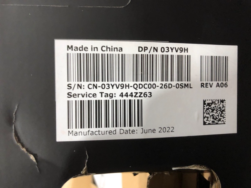 Photo 1 of Dell U3821DW UltraSharp Curved USB-C Hub Monitor - 37.52-inch WQHD (3840 x 1600) 60Hz 2300R Curvature Display, 8ms Response time, USB-C/DP/HDMI/RJ-45, Height/Slant/Tilt/Swivel Adjustability - Silver 38 Inches U3821DW
