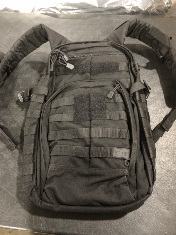 Photo 2 of 5.11 Tactical Backpack – Rush 12 2.0 – Military Molle Pack, CCW and Laptop Compartment, 24 Liter, Small, Style 56561, Black
