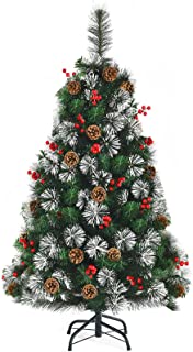 Photo 1 of 4' CHRISTMAS TREE WITH METAL STAND  DECORATED WITH PINE CONES AND CHERRIES
TREE SIMILAR TO STOCK PHOTO TREE / USED