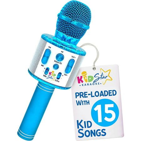 Photo 1 of Move2Play Kids Star Karaoke Kids Bluetooth Microphone + 15 Pre-Loaded Nursery Rhymes Boy & Girls Toy Gift for 2 3 4 5 6+ Years Old
