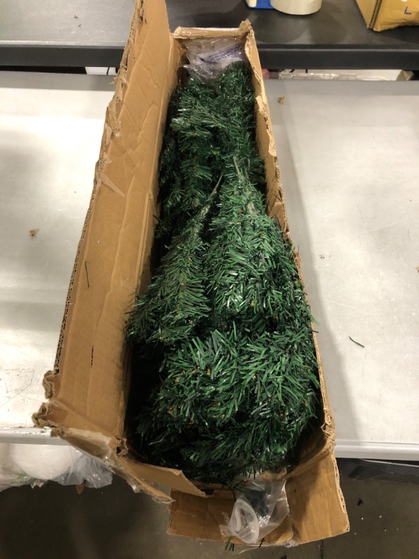 Photo 2 of 4 Ft Premium Christmas Tree with 320 Tips for Fullness - Artificial Canadian Fir Full Bodied Small Christmas Tree with Metal Stand, Lightweight and Easy to Assemble