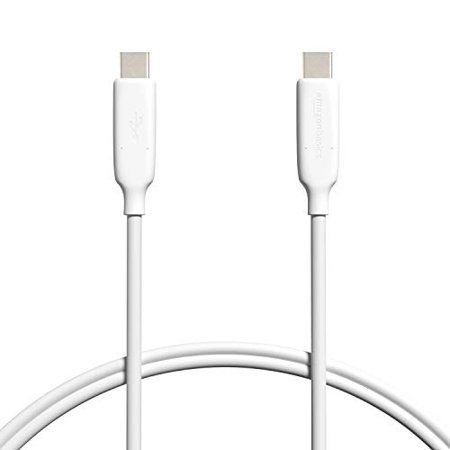 Photo 1 of Basics Fast Charging 60W USB-C3.1 Gen2 to USB-C Cable - 3-Foot White
