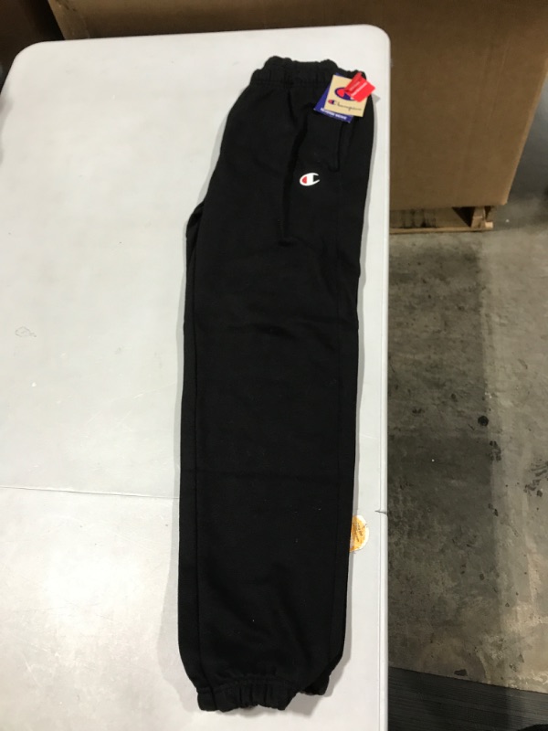 Photo 2 of Champion Women's Reverse Weave Oversized Joggers, Women’s Joggers, Women’s Cotton Sweatpants, 30" Small Black C Logo