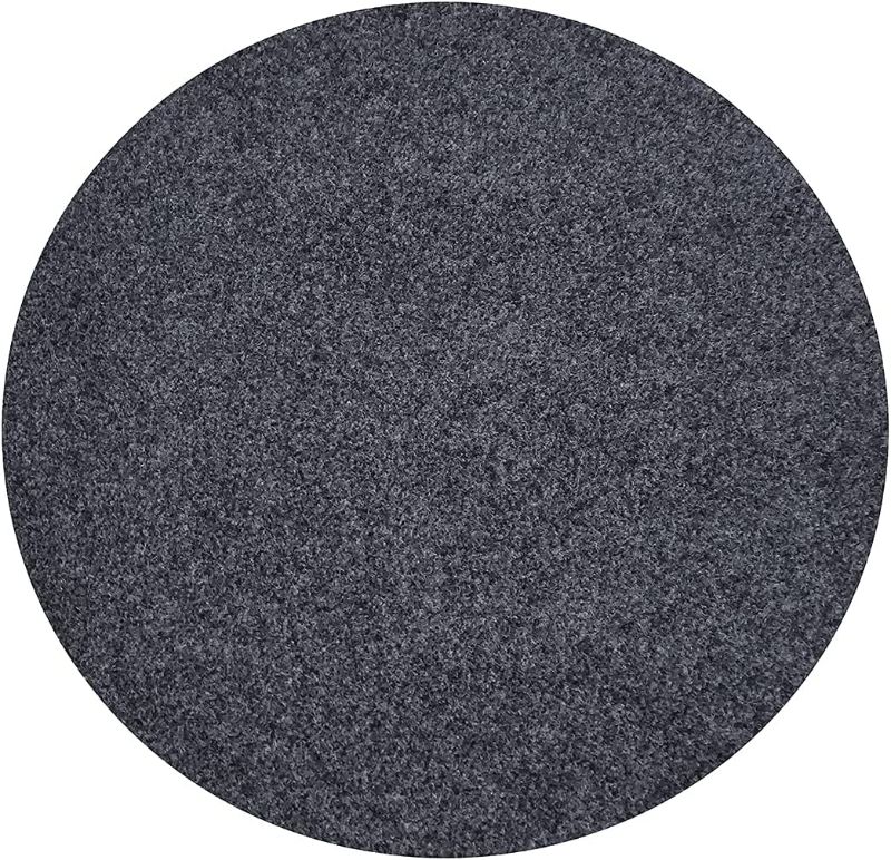 Photo 1 of Office Chair Mat, Round Floor Mat for Home, 39inch Diameter Low Pile Heavy Duty Non Slip Multi-Purpose Desk Chair Mat Rug for Hardwood Tile Floor Carpets (Grey)
