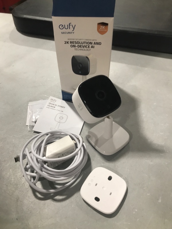 Photo 2 of eufy Security Solo IndoorCam C24, 2K Security Indoor Camera, Plug-in Camera with Wi-Fi, IP Camera, Human & Pet AI, Voice Assistant Compatibility, Night Vision, Two-Way Audio, HomeBase not Compatible