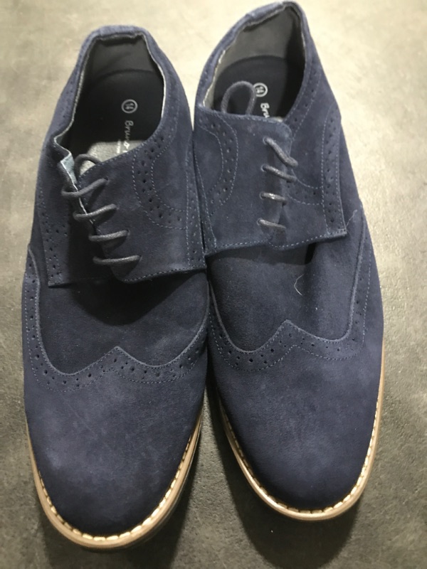 Photo 1 of Bruno Marc Men's Urban Suede Leather Lace Up Oxfords Shoes size 14
