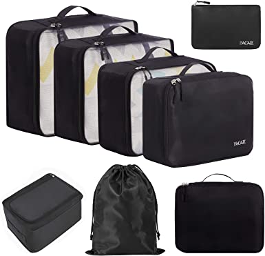 Photo 2 of 7 Set Packing Cubes Luggage Packing Organizers for Travel Accessories