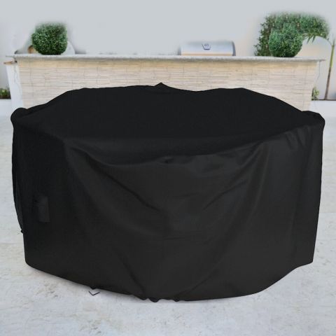 Photo 2 of LG Black patio table cover 6ft in length 