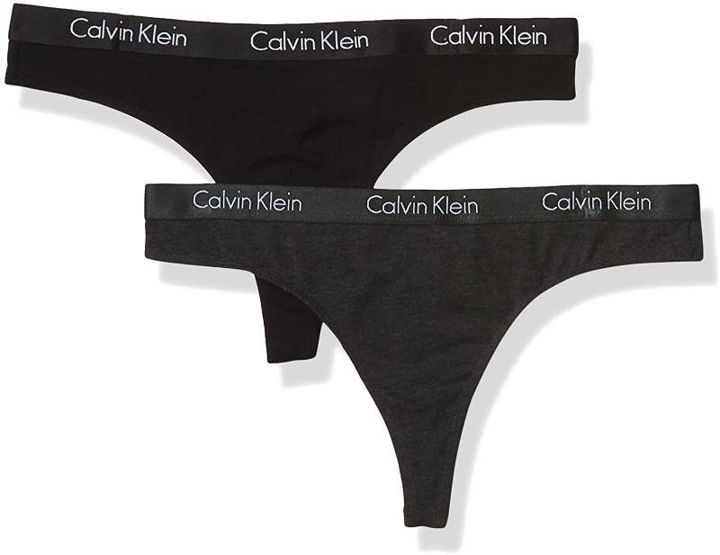 Photo 1 of Calvin Klein Women's Motive Cotton Multipack Thong Panty