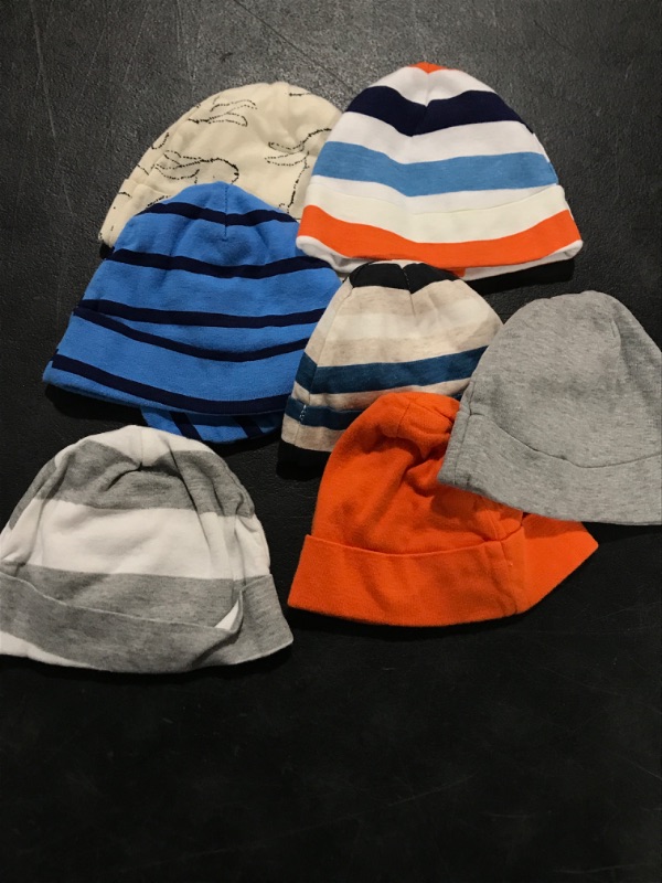 Photo 1 of Infant Beanies + Matching Gloves Multicolor - 2 Pack