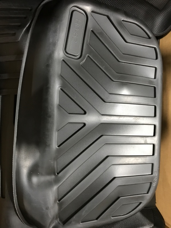 Photo 3 of (6 Pack) Tesla Model Y Floor Mats 2023 2022 2021 2020 3D Full Cover Front Rear Trunk Mats Custom Fits Floor Liners for Tesla Model Y Accessories All-Weather Protect Rear Cargo Liner Mats Model Y ?6 Pack?Floor+Cargo+Trunk Mats