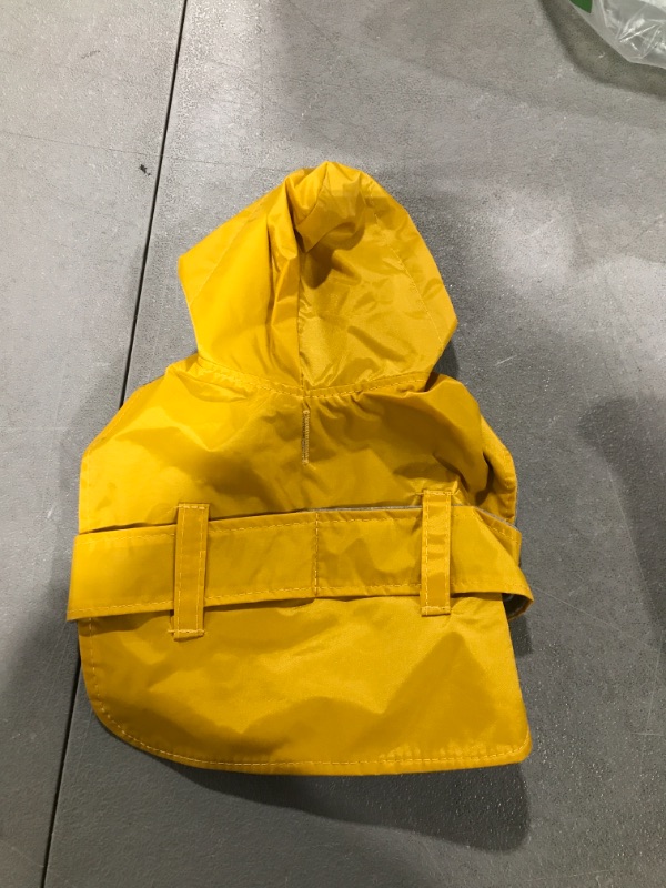 Photo 1 of 2XS DOGS YELLOW RAIN COAT 