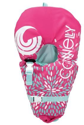 Photo 1 of CWB Connelly Baby Safe and Soft Adjustable Infant Nylon Water Life Vest, Pink
