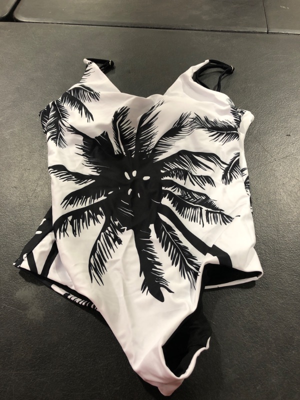 Photo 1 of BLACK AND WHITE ONE PIECE SWIM WEAR M