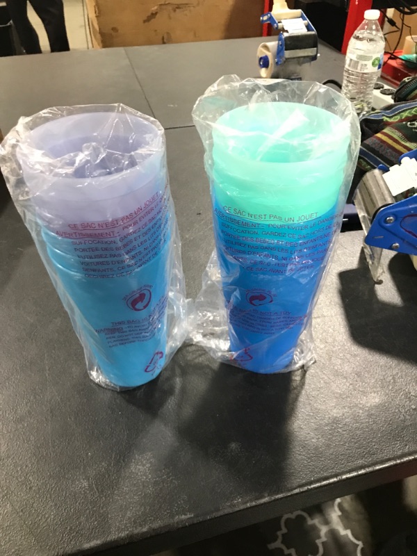 Photo 1 of 12 pk of colorful cups 32 oz