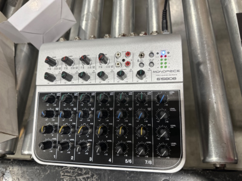 Photo 1 of Monoprice 8-Channel Audio Mixer with USB I/O