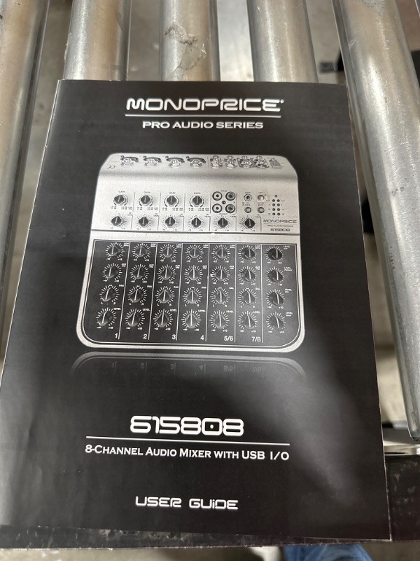 Photo 4 of Monoprice 8-Channel Audio Mixer with USB I/O