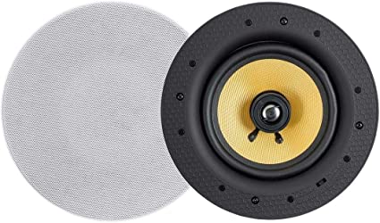 Photo 1 of Monoprice Caliber 60-Watt Powered 6.5in Ceiling Speakers Fiber 2-Way with Bluetooth