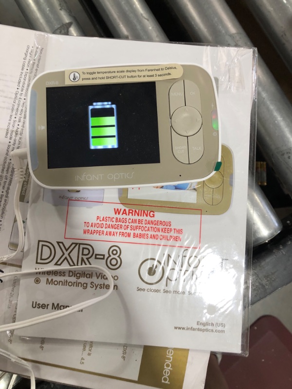 Photo 1 of Infant Optics DXR-8 Video Baby Monitor with Interchangeable Optical Lens
