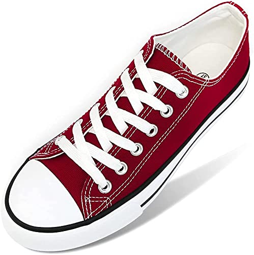 Photo 1 of  Womens Shoes Low Top Lace Up Canvas Sneakers 8